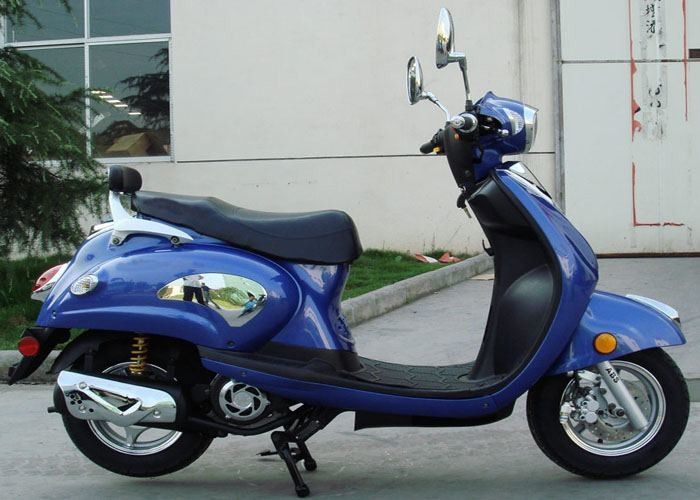 Skuter o pojemności 50 cm3 / 125 cm3 z dwoma siedzeniami, 2-kołowe skuter dla dorosłych