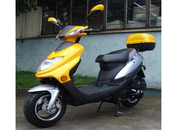 125cc Skuter dla dorosłych 4 suwowy 1 cylinder Obręcz aluminiowa w czterech kolorach z dużym tylnym bokiem