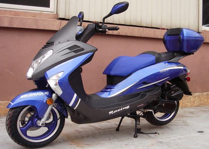 V Style Reflektor 150cc Skuter gazowy, skuter napędzany gazem z 2 lusterkami wstecznymi
