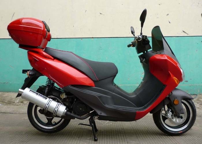Podwójne reflektory Skutery gazowe dla dorosłych, Street Legal Motor Scooters w pełni zmontowane