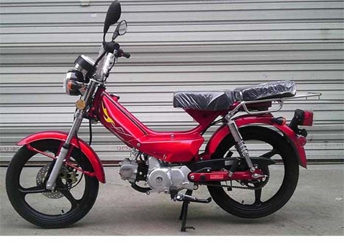 Dwa siedzenia prawdziwej skóry Mini Motor Scooter, niski poziom hałasu Małe Dirt Bike 50cc