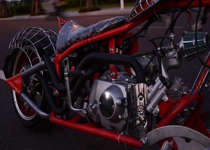 Spiderman Style 50cc Street Legal Motorcycle, Custom Harley Choppers 12V Battery 3L Tank