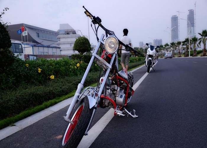 Spiderman Style 50cc Street Legal Motorcycle, Custom Harley Choppers 12V Battery 3L Tank