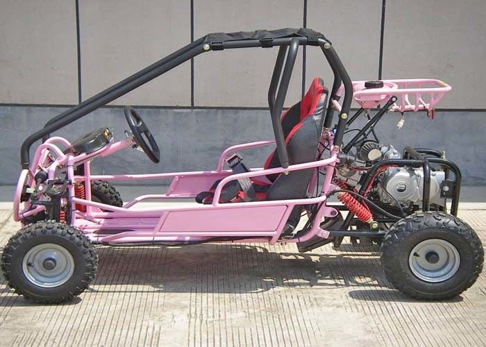 110cc Kids Off Road Go Kart Dwa miejsca Tylny stojak z przekładnią CVT / bieg wsteczny