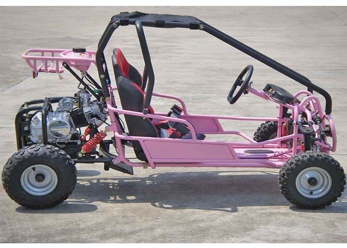 110cc Kids Off Road Go Kart Dwa miejsca Tylny stojak z przekładnią CVT / bieg wsteczny