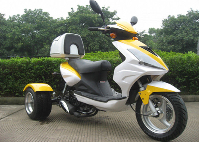 3-kołowy skuter 50cc z tylnym bokiem, motocykl 3-kołowy z dużą główką