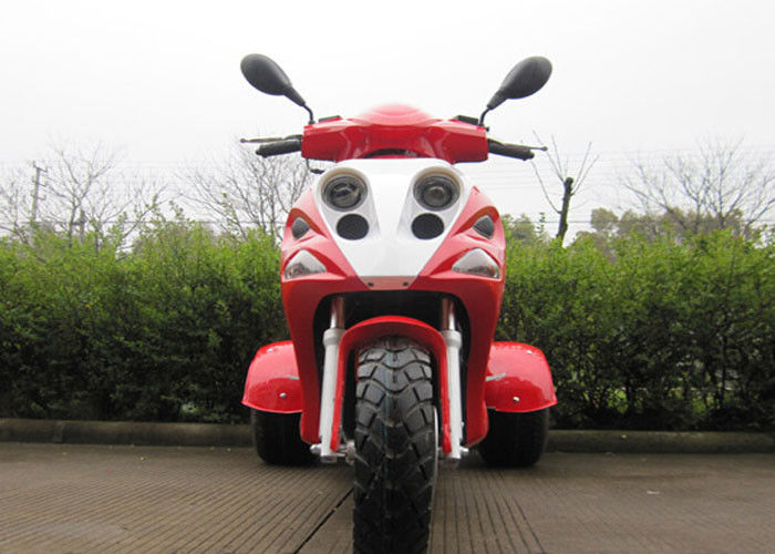 50cc Trójkołowy motocykl chłodzony powietrzem Pojedynczy cylinder czterosuwowy SOHC z dużym tylnym bokiem