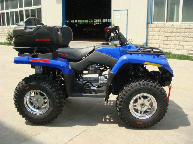 400cc ATV Quad Bike 4 * 4F / R Niezależne zawieszenie Iron / Aluminum Rim Electric Shift