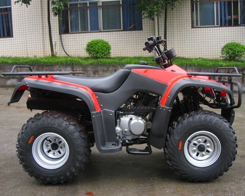 Utility Four Wheeler Motor Bikes 250cc 4 Wheeler ATV z napędem wału o dużych rozmiarach