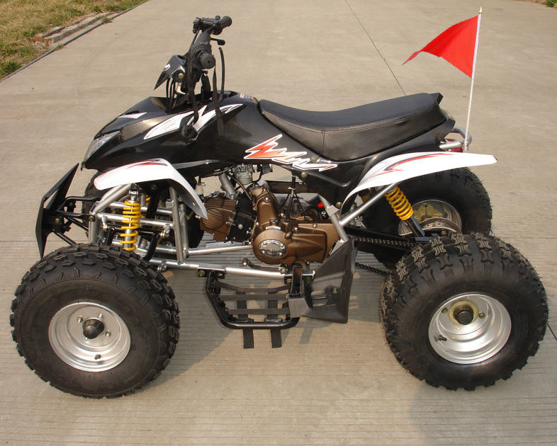 Średni rozmiar Cztery koła ATV 110cc w pełni zautomatyzowany z tylnym hamulcem bębnowym