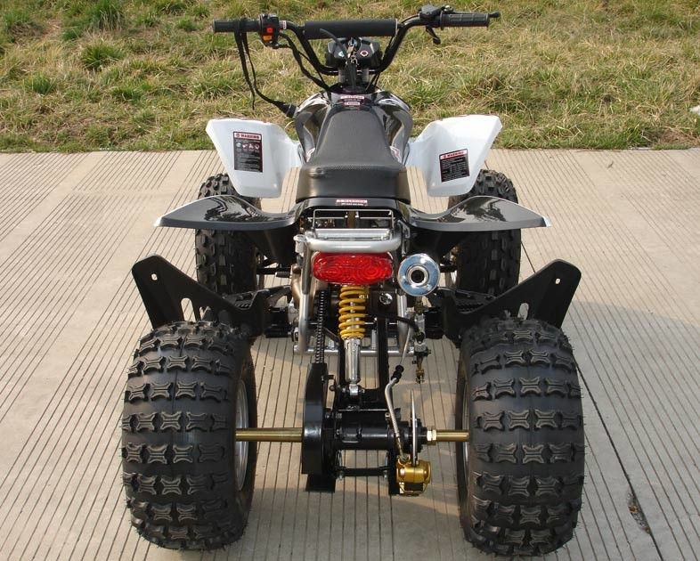 Średni rozmiar Cztery koła ATV 110cc w pełni zautomatyzowany z tylnym hamulcem bębnowym