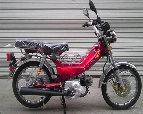 50CC CDI Kick Start Gas Powered Motorcycle Front Disc / Rear Drum Brake Chłodzony powietrzem