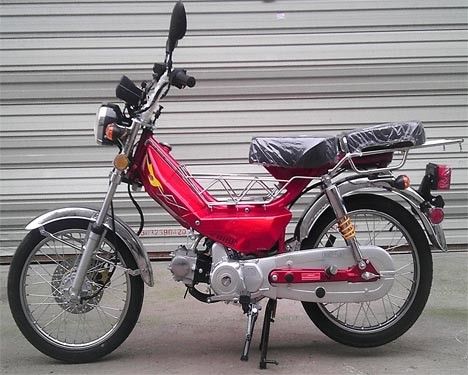 50CC CDI Kick Start Gas Powered Motorcycle Front Disc / Rear Drum Brake Chłodzony powietrzem