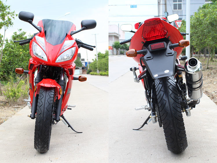 Single Cylinder Street Bikes 4-suwowy chłodzony powietrzem, Smart Shape 250cc Sport Motocykle