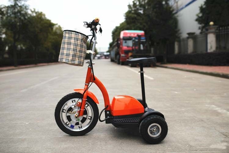 Hamulec ręczny 350w Elektryczny motor motorower 25 km / hz silnikiem DC szczotkowym z magnesami trwałymi