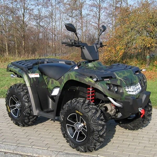 Chłodzony olejem 400cc Czterokołowy Atv Podwójny / Pojedynczy A - Ramię z aluminiową obręczą Elektryczne przesunięcie