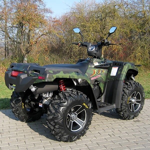 Chłodzony olejem 400cc Czterokołowy Atv Podwójny / Pojedynczy A - Ramię z aluminiową obręczą Elektryczne przesunięcie