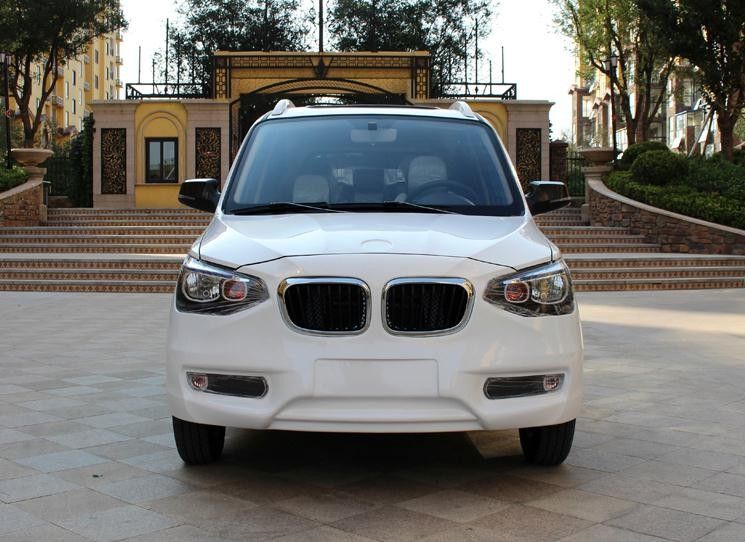 Elektryczne wózki golfowe o mocy 6000 w 5 drzwiach 4 fotele Nagrzewnica radiowa w stylu BMW MP3 Radio PVC