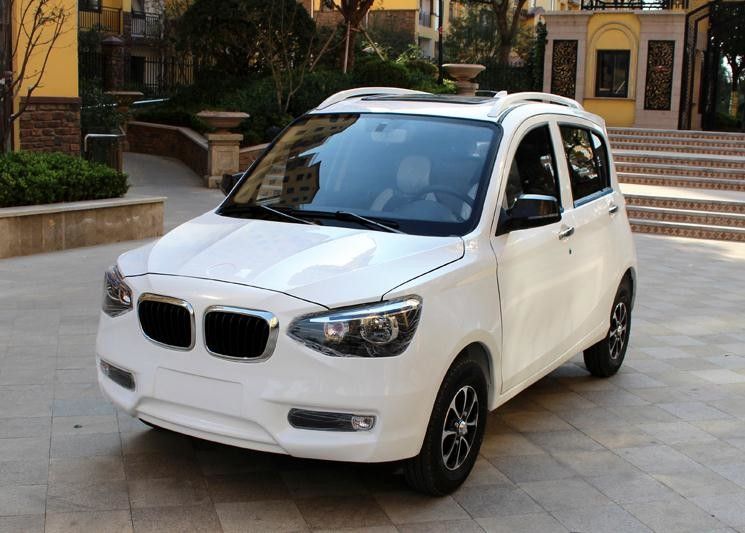 Elektryczne wózki golfowe o mocy 6000 w 5 drzwiach 4 fotele Nagrzewnica radiowa w stylu BMW MP3 Radio PVC
