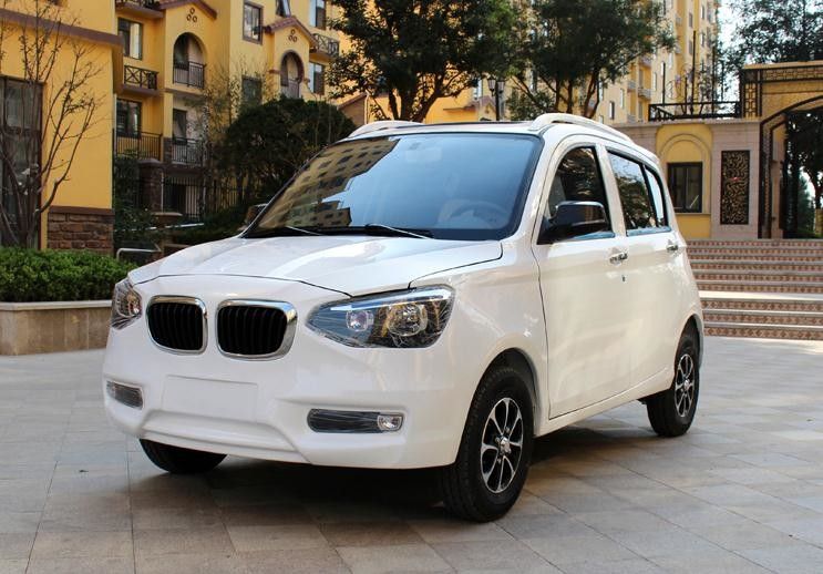 Elektryczne wózki golfowe o mocy 6000 w 5 drzwiach 4 fotele Nagrzewnica radiowa w stylu BMW MP3 Radio PVC