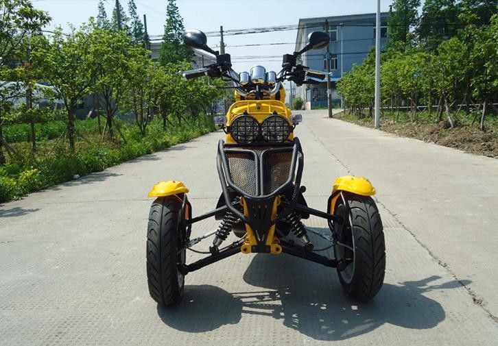 Typ poziomy Tri Wheel Motorcycle 50cc 3-kołowy skuter Trike 4 suwowy