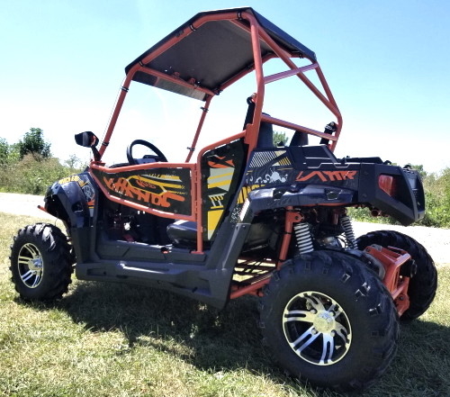 UTV 170 MaX Utility Vehicle Wózek golfowy na gaz z przednią szybą Ponadgabarytowe opony Niestandardowe felgi / zawieszenie