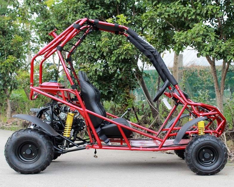 Chłodzony powietrzem wsteczny CVT 125cc Single Seat Off Road Go Kart dla dzieci / dorosłych