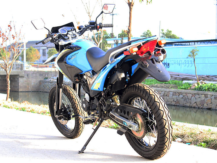 250cc Pojedynczy cylinder 4-skokowy chłodzony powietrzem motocykl Dirt Bike z napędem łańcuchowym