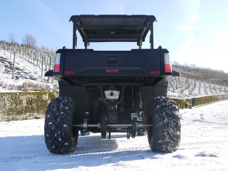 UTV 250 Tiltable Loader Winch Gas Utility Vehicles With Efi - Red, Windsheild i Hak holowniczy
