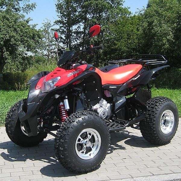 250cc Bardzo duży rozmiar Cztery koła Atv z elektrycznym systemem startowym Czarny