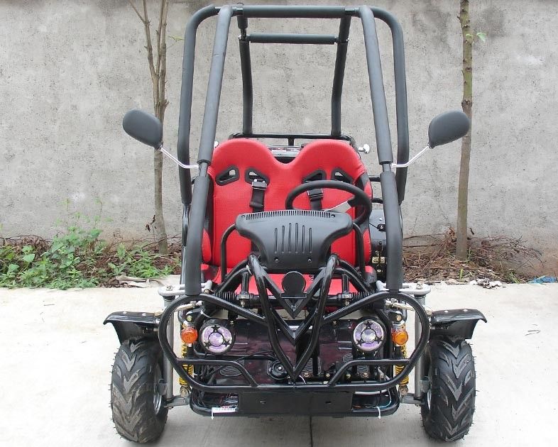 110cc Mały rozmiar Zmotoryzowane Go Kart, dorosły Go Kart Automatyczne sprzęgło 3 prędkości z odwrotnością