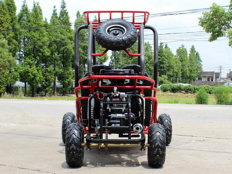 110cc W pełni automatyczny Go Kart Buggy chłodzony powietrzem CDI Electirc Start z tylnym hamulcem tarczowym