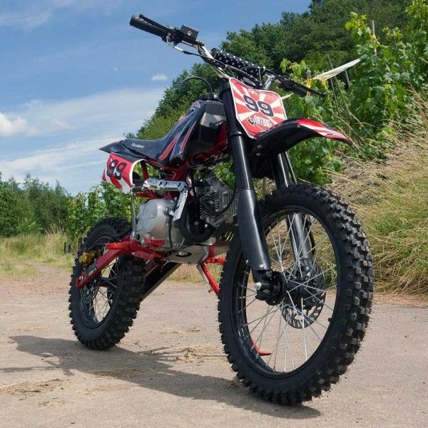 125ccm Średni rozmiar Dirt Bike Motorcycle Electric / kick start z ręcznym sprzęgłem