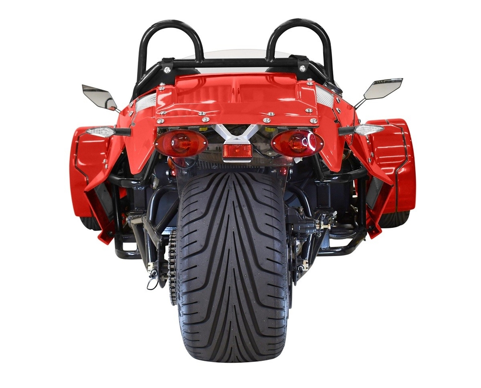 Trójkołowy motocykl E-Spider 72V Trike Mocny 3000w Mid Drive Motor Z Baterią Litową
