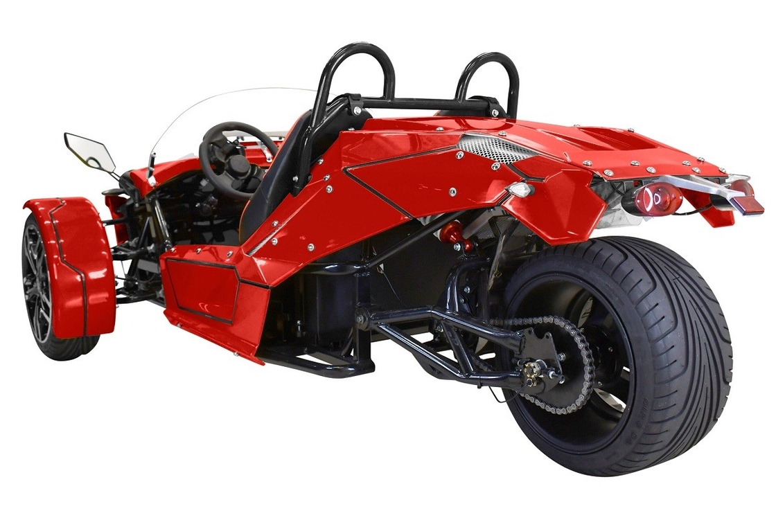 Trójkołowy motocykl E-Spider 72V Trike Mocny 3000w Mid Drive Motor Z Baterią Litową