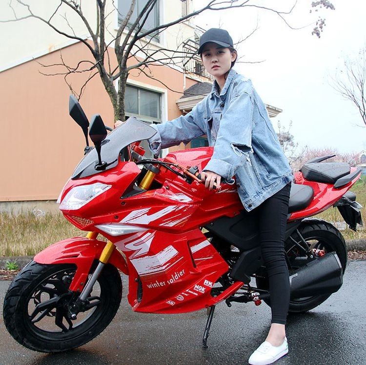 Jednocylindrowy motocykl o dużej mocy 150 cm 2 motocykl 2 osobowy dla dorosłych