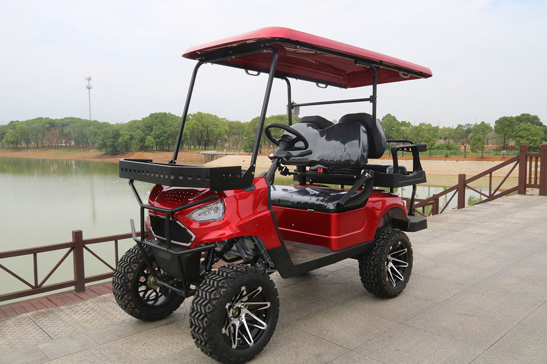 Elektryczny wózek golfowy z 4 miejscami i przednim stożkiem 48V/4000W,150A bateria litowa