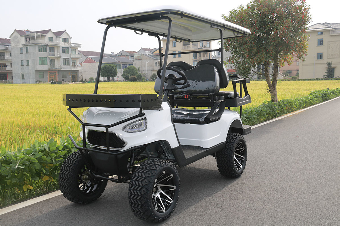 Elektryczny wózek golfowy z 4 miejscami i przednim stożkiem 48V/4000W,150A bateria litowa