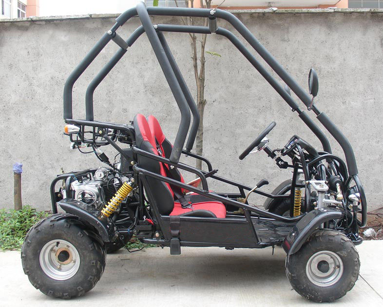 Mały 3-biegowy 110-centymetrowy wózek Go-Bug Buggy Two Seater Atv z CDI Electirc Start