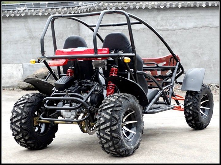 Kartka wyścigowa z gokartami 250cc Go Kart dla dorosłych z 2 dużymi światłami