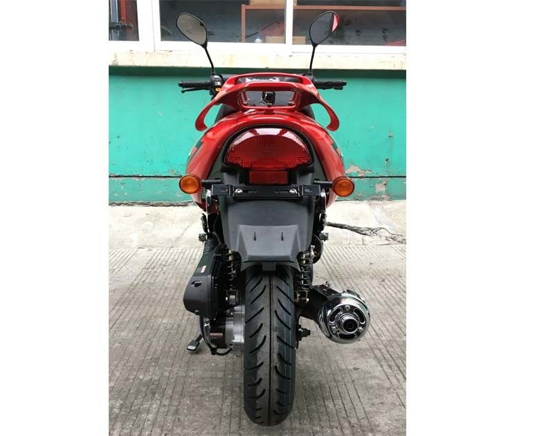 50cc CVT Forced Air Cooled Mini Bike Scooter Przedni Disc Tylny hamulec bębnowy