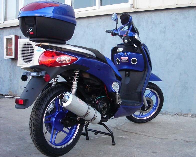150CC Single Cylinder Air Cool Adult Motor Scooter 4 suwowy automatyczny sprzęgło