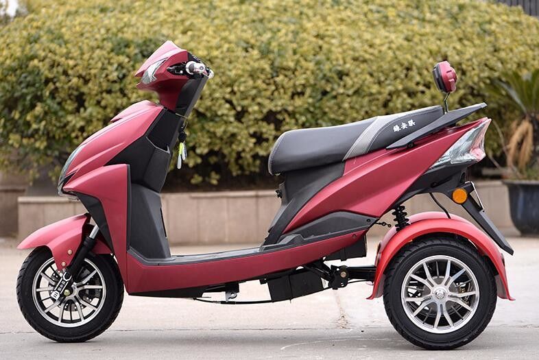 Brak Fall 3 Wheel Scooter Motorcycle 60v 800w Max Speed ​​50 - 60km / H