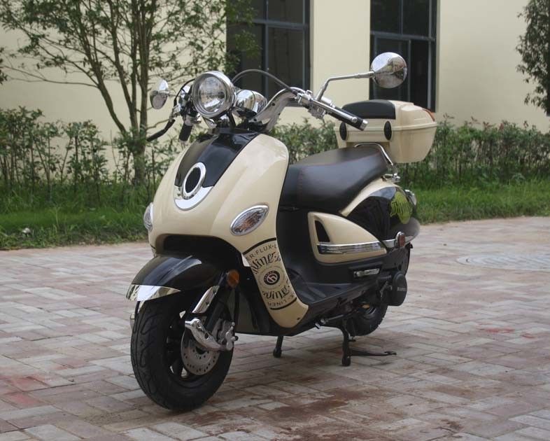 Skutery elektryczne z napędem gazowym 150cc dla dorosłych z tylnym bębnem na przednią tarczę