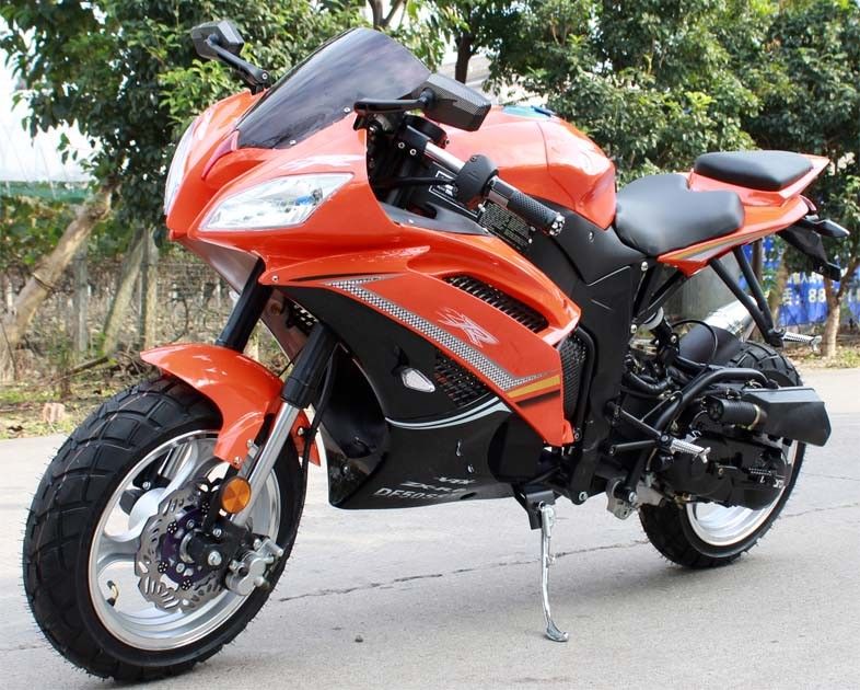 Single Cylinder 200cc Street Legal Motorcycle 4-skokowy, chłodzony powietrzem CVT z systemem Key Start