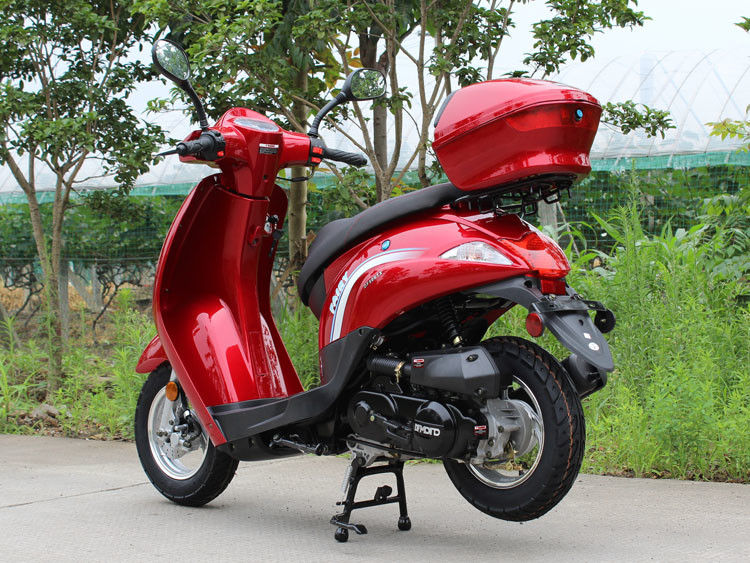 Przekładnia CVT 50cc Skuter elektryczny dla dorosłych Typ poziomy Pojedynczy cylinder powietrzny - chłodzony