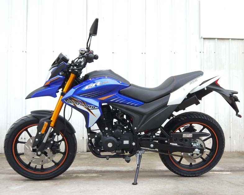 5 biegów Zmiana motocykli o dużej mocy 4 suwowy jednocylindrowy napęd łańcucha chłodzącego powietrzem