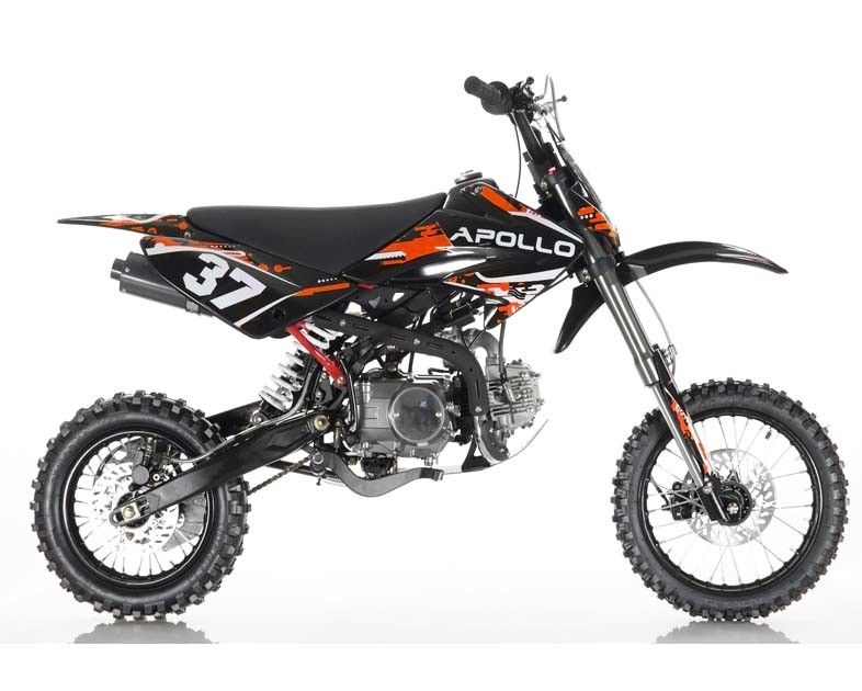 Chłodzony powietrzem 125 cm3 Mini Dirt Bike 4-suwowy jednocylindrowy ręczny sprzęgło przedniego i tylnego hamulca tarczowego