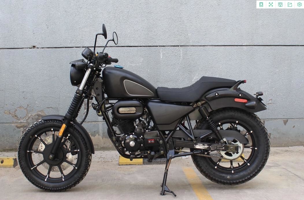 Jednocylindrowy chłodzony powietrzem motocykl Chopper 250 cm3 4-suwowy poziomy typ